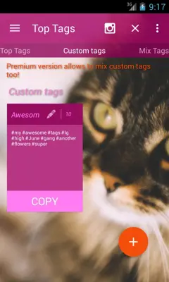 Top Tags android App screenshot 0